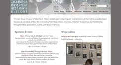 Desktop Screenshot of jackmasonmuseum.org